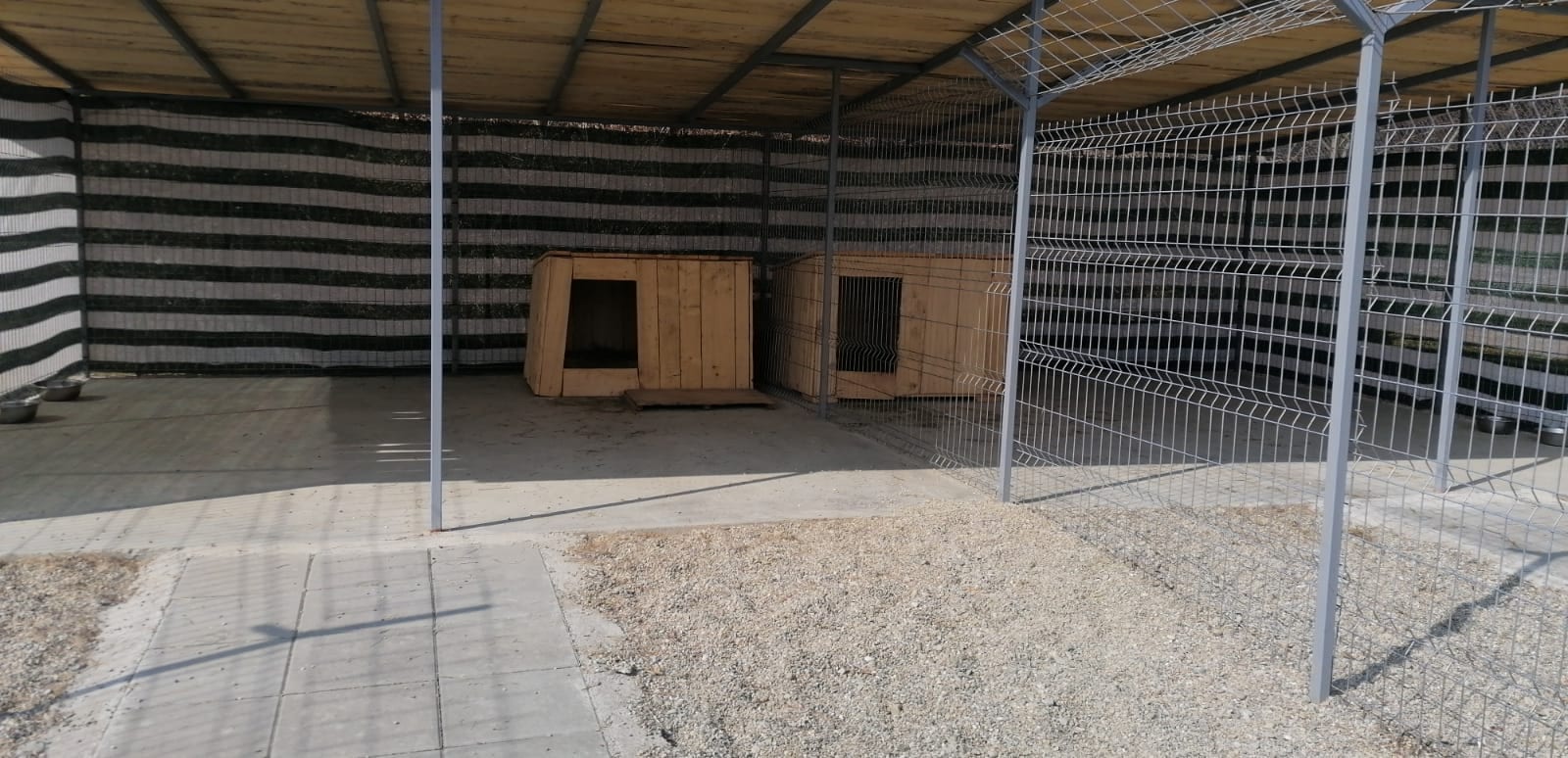 New outdoor runs at Happy Tails shelter Happy Tails outdoor runs | 1 Dog At a Time Rescue UK | Dedicated To Rescuing and Rehoming Romanian Street Dogs