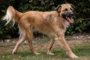 Charley a fawn coloured Romanian rescue dog | 1 Dog at a Time Rescue UK